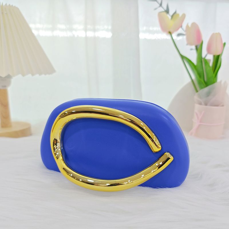 Borsa a tracolla singola con manico in lega metallica, classica e alla moda, da sera, piccola e maneggevole_voghion.com