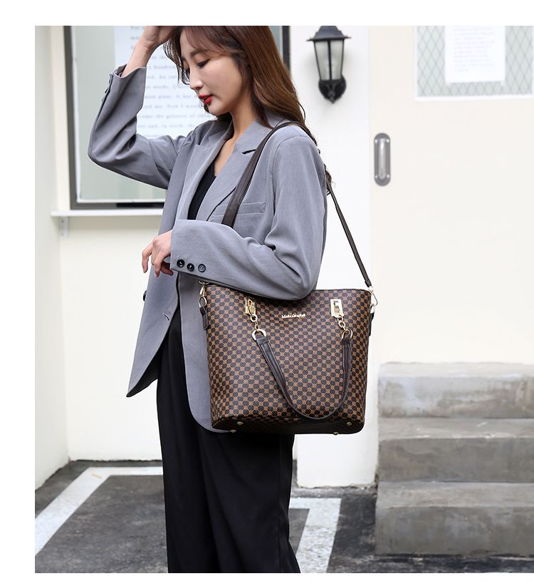 Borse da donna, borsa super mamma e bambino, set da sei pezzi, borsa a mano, borsa a tracolla, borsa a tracolla, borsa versatile stampata_voghion.com