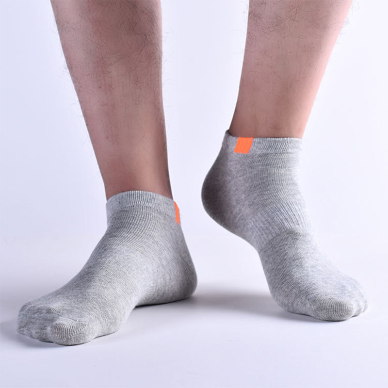 10 bucăți = 5 perechi/lot vară bumbac scurt moda respirabil bărbat șosete casual confortabile pentru bărbați albi fierbinți_voghion.com