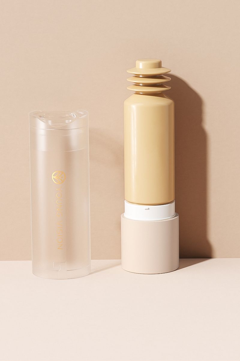 Face Foundation YOUNG VISION Bottom Press Liquid Foundation Removable Matte Not Easy To Remove Makeup Face Base Liquid_voghion.com