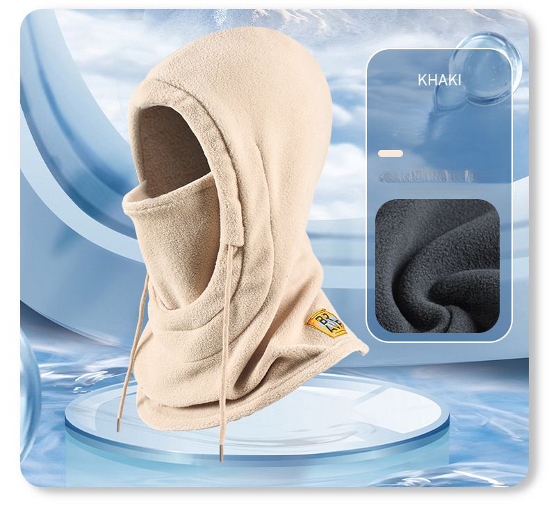 Passamontagna invernale da ciclismo all'aperto, cappello da sci, antivento, antifreddo, termico, protezione per il collo, maschera in pile polare_voghion.com
