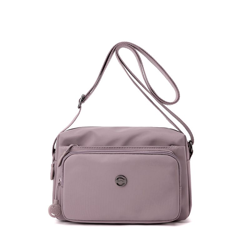 Aotian Nouveau sac à bandoulière horizontal simple et tendance pour femme, sac à bandoulière simple et polyvalent en tissu léger pour les déplacements_voghion.com