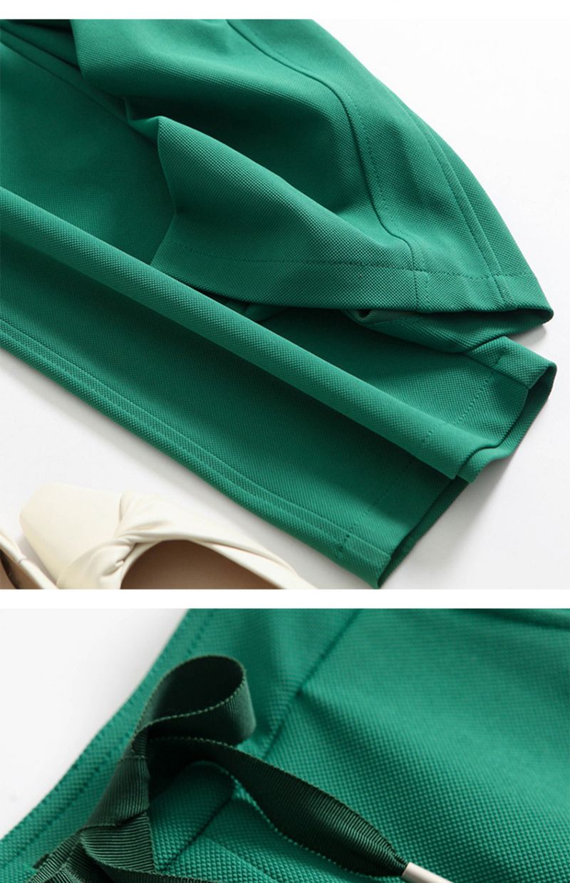 Women's Clothing Plaid Temperament Commuting Beltless High Waist Drawstring Loose Yellow Trousers Wide Leg Pants_voghion.com