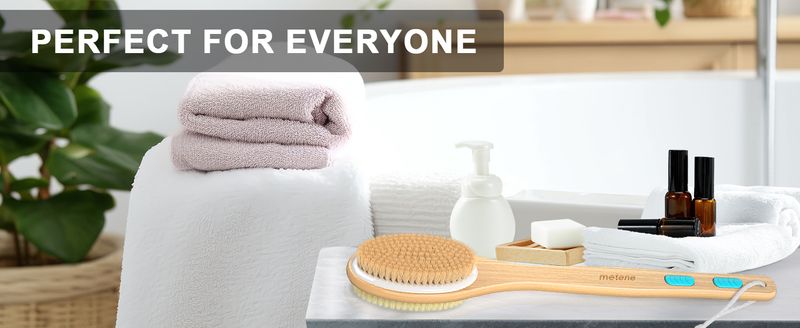 Dual-Sided Pro Scrubber - Soft/Stiff Bristles Wet/Dry Use_voghion.com