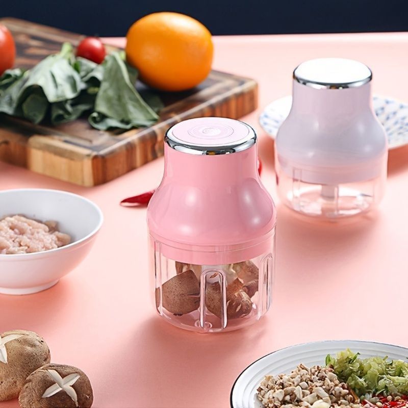 Wireless Mincer; Ga Chopper; Portable Food Kitchen Household Masher; Electric 1pc Garlic Garlic Mini Vegetable Processor; Small_voghion.com