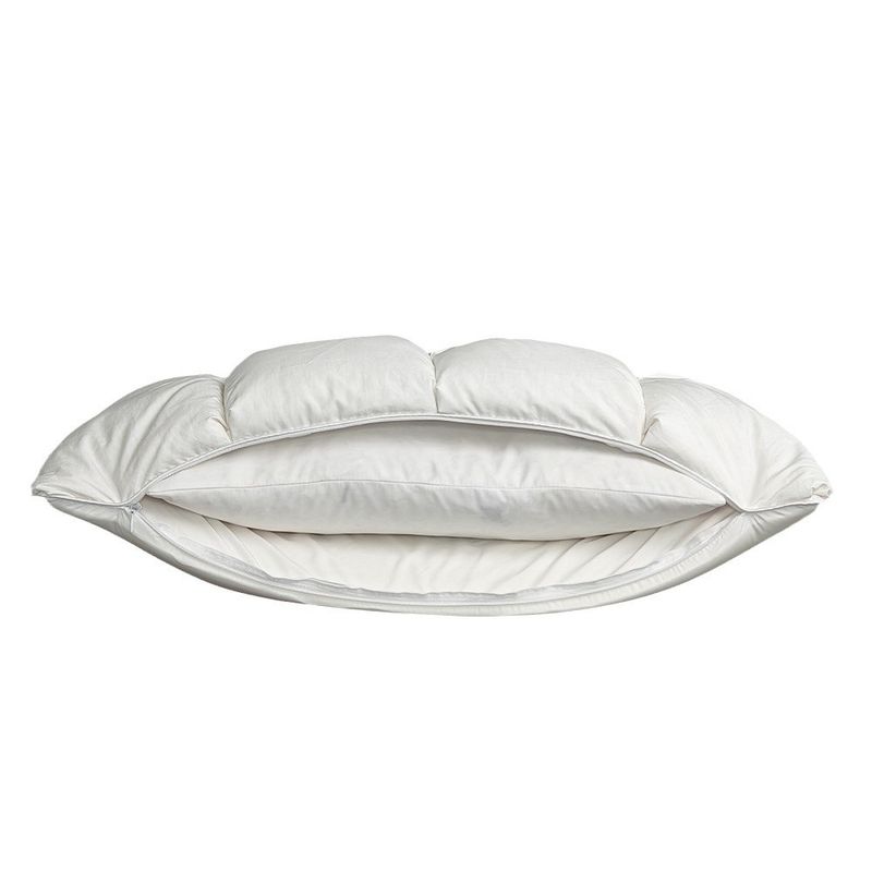 Oreiller en duvet multicouche détachable avec mousse à mémoire de forme_voghion.com