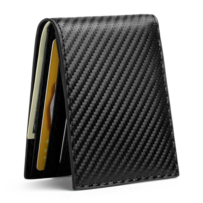 Portafoglio piccolo multifunzionale con porta biglietti da visita da uomo con copertina sottile_voghion.com