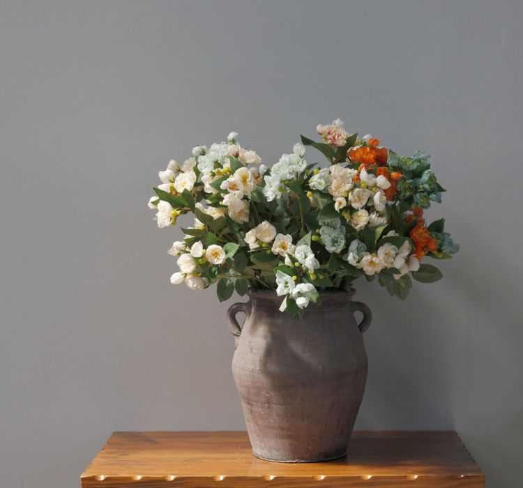 Taobao fornisce il produttore all'ingrosso set di fotografia floreale per matrimoni fiori di simulazione fiori finti fiori di seta rose a più teste_voghion.com