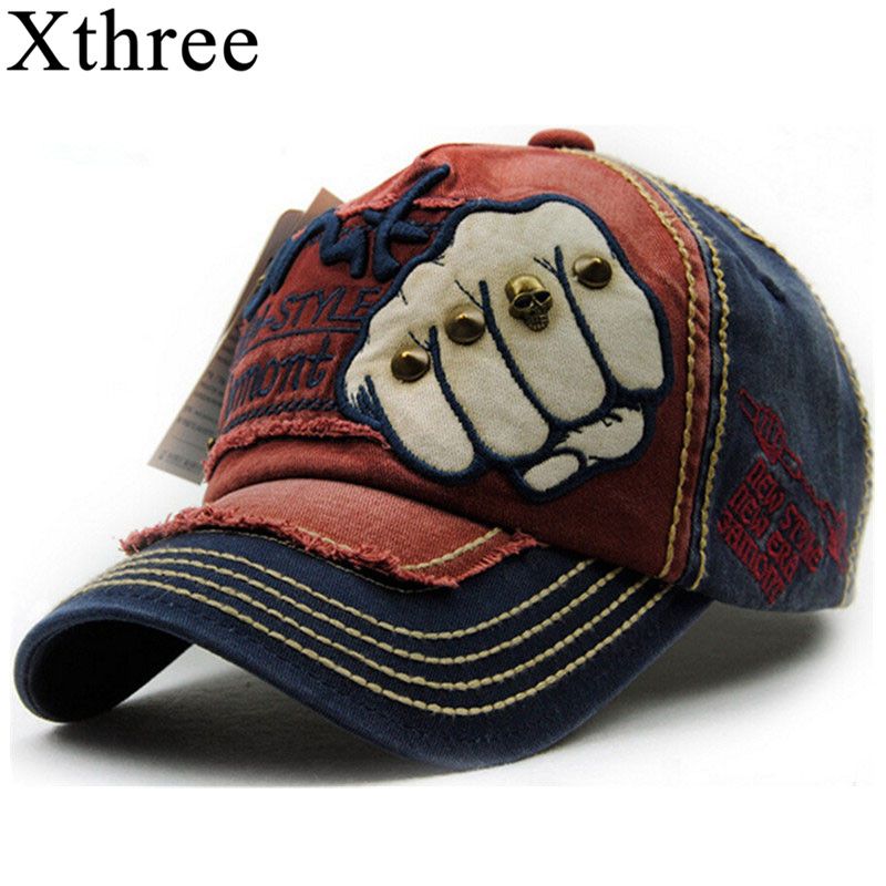 XTHREE Unisex Moda Uomo Baseball Donna Snapback Cotone Casual Cappelli Estate Autunno Cappello per Uomo Berretto All'ingrosso_voghion.com