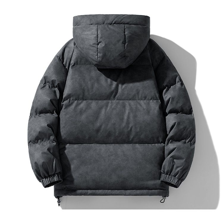 Nordmann 2025 Winter New Unisex Simple Hooded Jacket Warm Cold-Resistant Fashion Versatile Cotton Coat_voghion.com