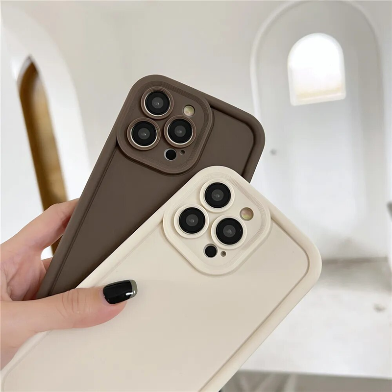 Matte Liquid Silicone Crossbody Necklace Cord Lanyard Soft Case For iPhone 14 Pro Max 15 13 12 11 XS XR Shockproof Cover_voghion.com
