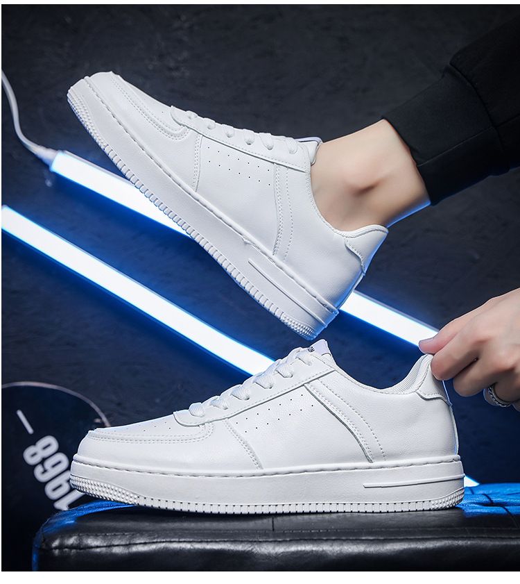 Scarpe da uomo traspiranti, scarpe bianche, scarpe da ginnastica con plateau da uomo, scarpe sportive e per il tempo libero, modelli personalizzati transfrontalieri_voghion.com
