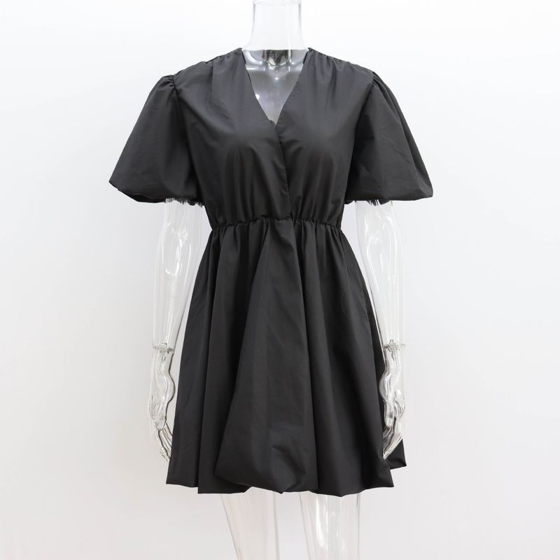 Pink Denim Loose Striped Sleeveless Long Neck Square Midi Mini Summer End Zipper Solid Printed Breathable Dress Gown_voghion.com