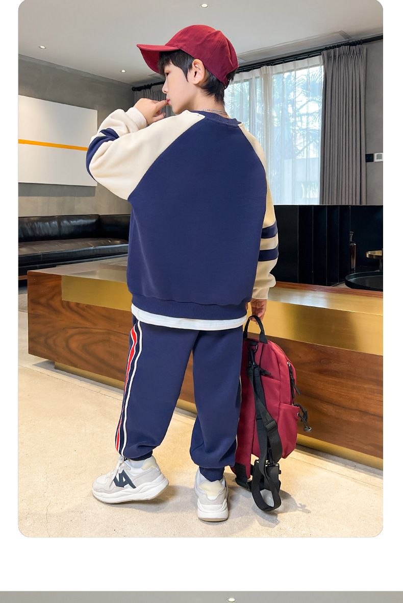 Felpa con cappuccio per bambini, stile 2024, adatta per ragazzi di mezza età, bambini di primavera e autunno,_voghion.com