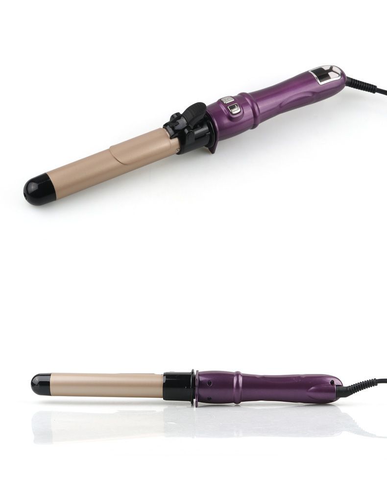 TK Vollständig rotierender elektrischer Lockenstab, automatisch, nicht schädlich für große Wellen, Lockenwickler, Haarstyling-Tool_voghion.com