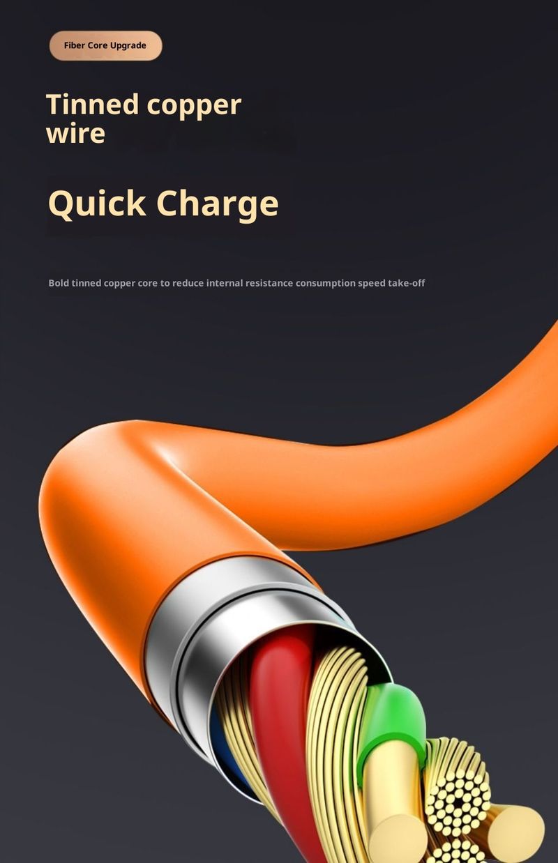 3-in-1-Datenschnellladekabel, kompatibel mit Vivo, Android, OPPO und Huawei, verdicktes Ladekabel, drehbar_voghion.com