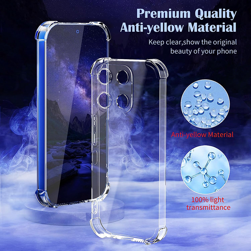 Custodia per telefono trasparente antiurto per Huawei Honor 90 Lite Pro Custodia in silicone trasparente Cover posteriore 70 Lite Pro X8a X9a X7a X6_voghion.com