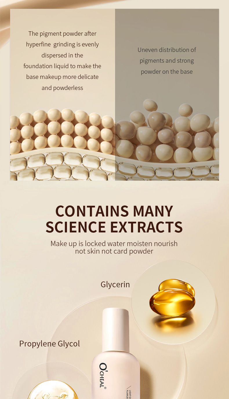 OCHEAL Concealer Setting Foundation Oil Control Moisturizing Invisible Pore Primer Isolation Milk Before Makeup Does Not Take Off Makeup_voghion.com