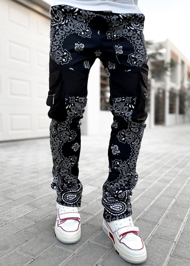 Men's clothing Casual Sports Haren pants Baggy high street hip hop overalls_voghion.com