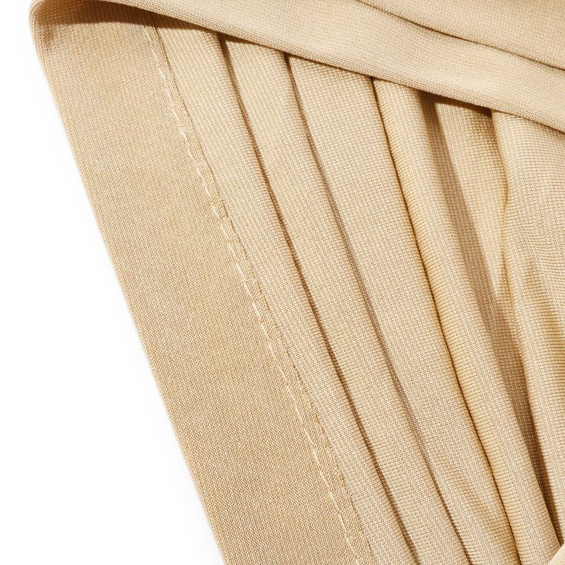 Nuovo cappello foulard lungo a coda con quattro barre in velluto tinta unita per autunno e inverno per le donne_voghion.com