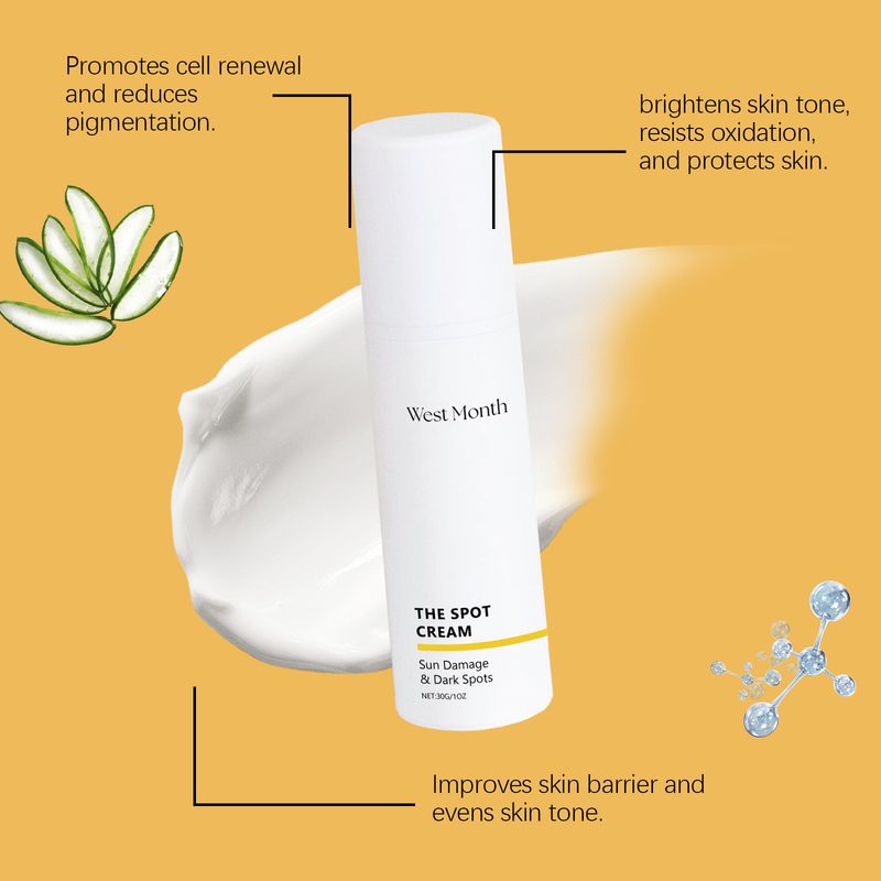 West Month Huidverzorgingscrème, Hydraterende Huidverzorging Hydraterende Hydraterende Herstellende Huid Gezichtscrème_voghion.com