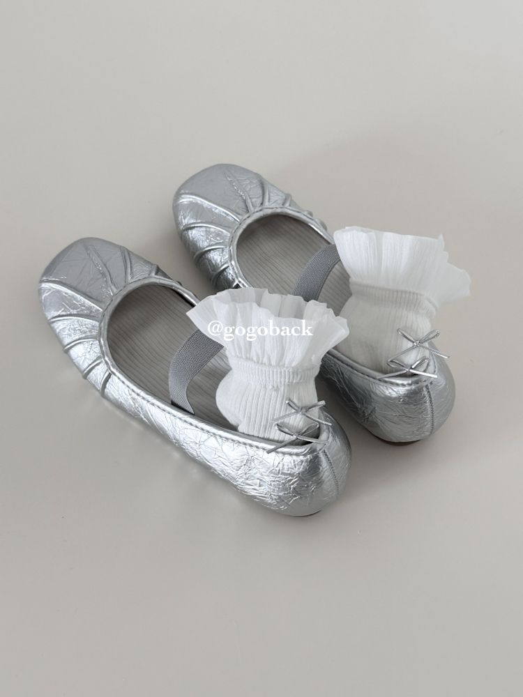 Lancui Ballet Girl ~ Style Flacher Mund Eierrolle Einzelschuh für Damen Ultraweiche Sohle Vielseitiger flacher Pendler-Mary-Jane_voghion.com