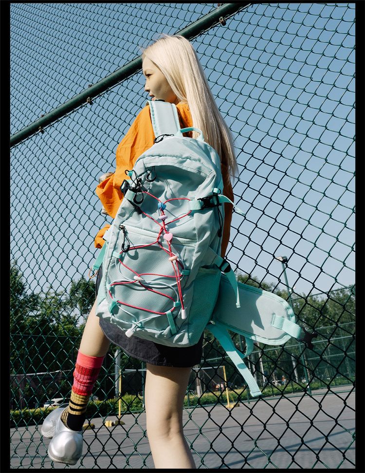 Bolsa de trabajo estilo montaña, deportiva, resistente al agua, para senderismo, ligera, para portátil, moderna, versátil, para estudiantes universitarios._voghion.com