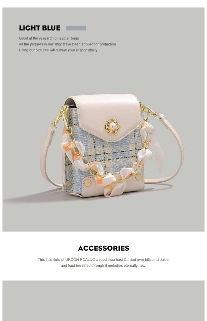 UR high-end mini for women 2024 new fashionable and versatile mobile phone bag, casual single shoulder crossbody small_voghion.com