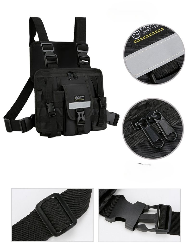 Tactical Functional Backpack 2025 New Trend Fashion Multifunctional Breast Bag Outdoor Mountaineering Casual Tooling Bag_voghion.com