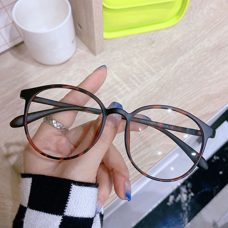 Nowości Modne okrągłe okulary blokujące niebieskie światło Minus Okulary damskie męskie Przezroczyste Klasyczne okulary korekcyjne Dioptrie_voghion.com