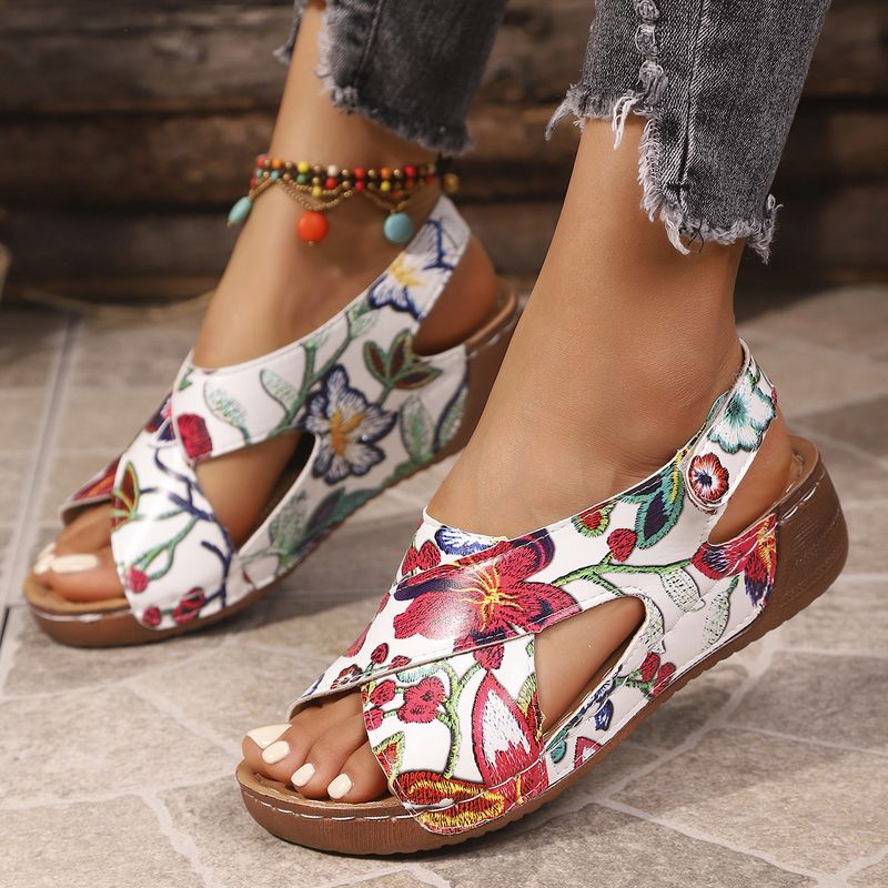 Kvėpuojančios basutės, spalvų blokavimo moteriški 2025 m. nauji vasaros laisvalaikio paplūdimio batai, šlepetės_voghion.com