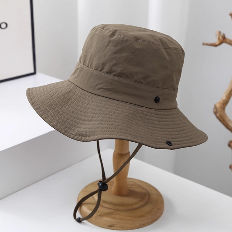 Japanese style quick drying mountain fisherman hat, spring and summer beach hat for men and women, small face shading hat, tourism sunscreen hat_voghion.com