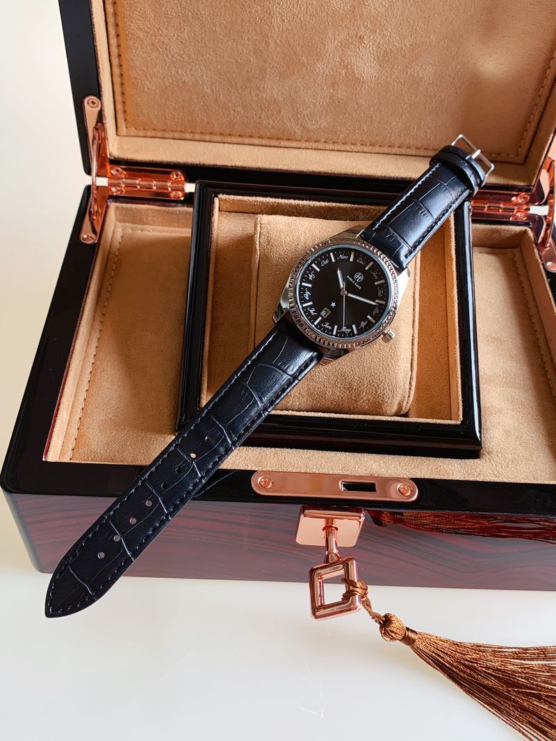 New Business Fashion Casual Belt Men's Watch Strip Ding Scale Office Worker Versatile Quartz Watch Pin Buckle Watch Free Shipping_voghion.com