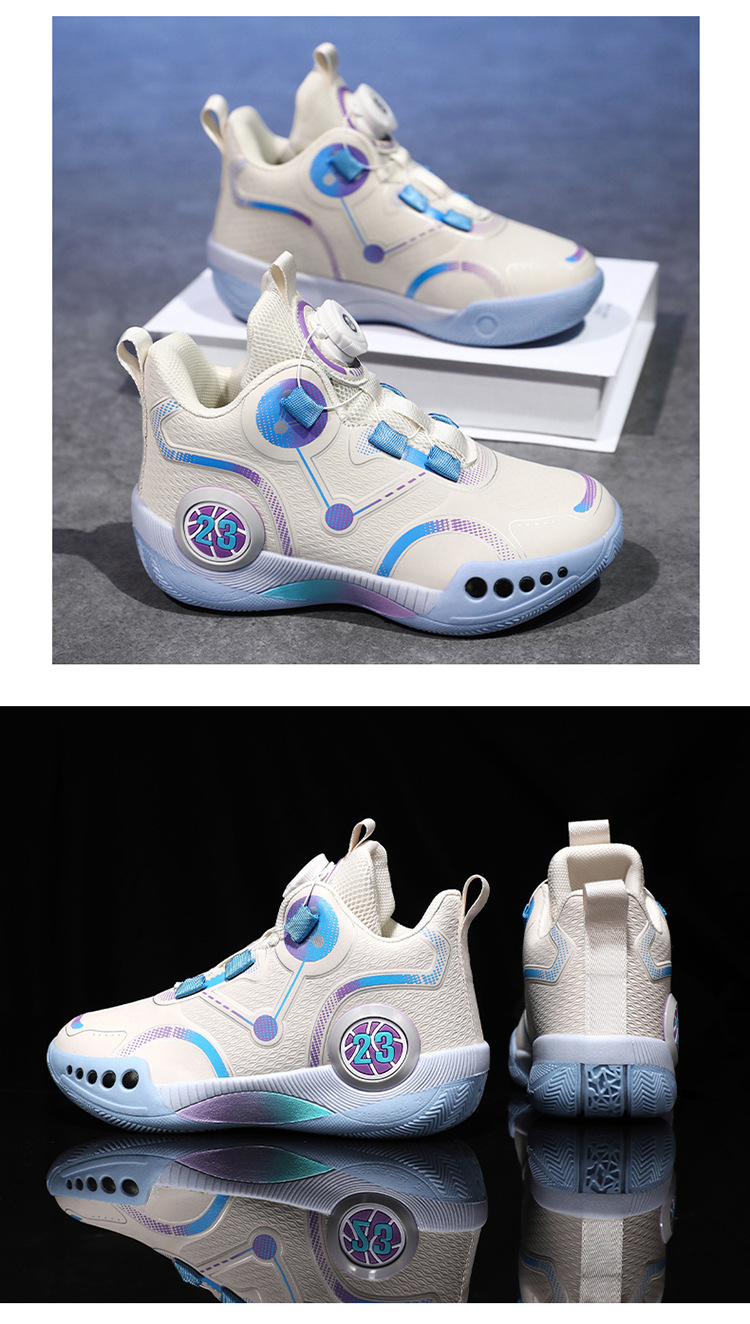 Scarpe da allenamento per ragazzi autunno inverno da basket per ragazzi, scarpe sportive morbide e spesse per bambini più grandi,_voghion.com