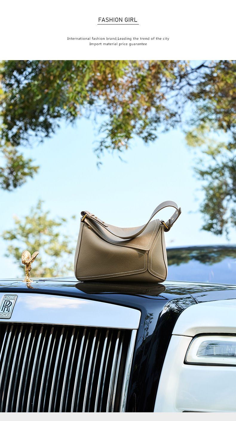 Borse da donna, borsa a tracolla singola, borsa geometrica da donna, borsa a cuscino in vera pelle, borsa a tracolla in pelle di mucca, borsa da pendolare_voghion.com
