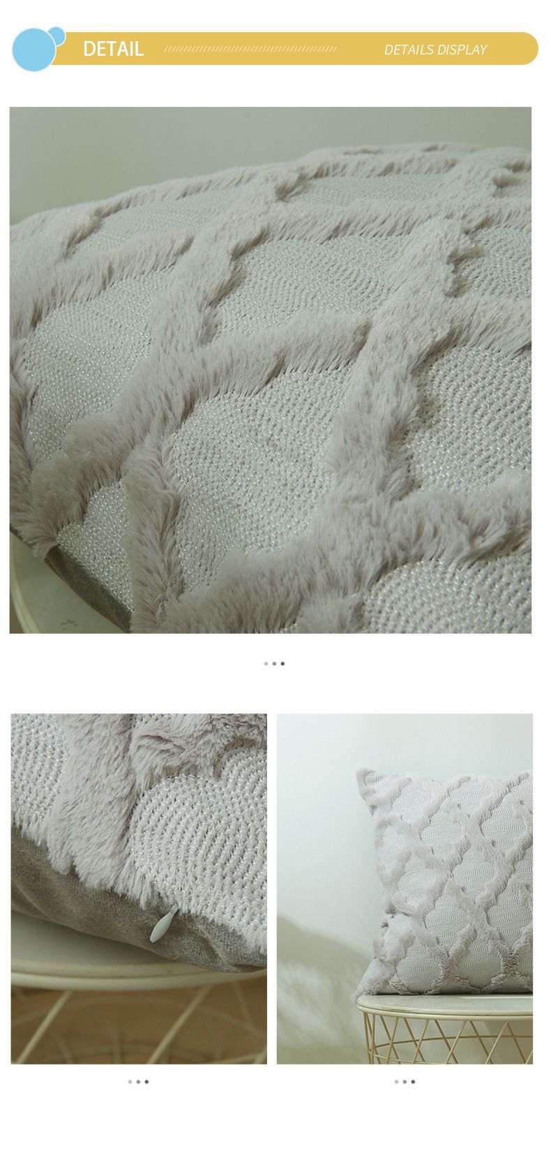 Plush Cushion Cover 45x45cm Nordic Pillow Cover For Sofa Living Room Home Decor Pillowcases Decorative Pillows For The Couch_voghion.com