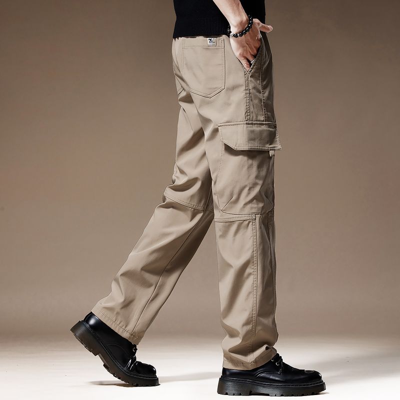 Taktische Cargohose für Herren – Wasserdichte und strapazierfähige Arbeitskleidung mit mehreren Taschen | Gerade Passform | Lockerer Tragekomfort_voghion.com