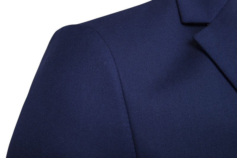 Business casual tredelad för brudgummen och best man bröllop mäns affärskostym set_voghion.com