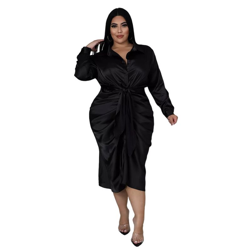 Damenbekleidung Nachtclubkleidung Reflektierendes Hemdkleid aus Seide mit plissierten Trägern_voghion.com