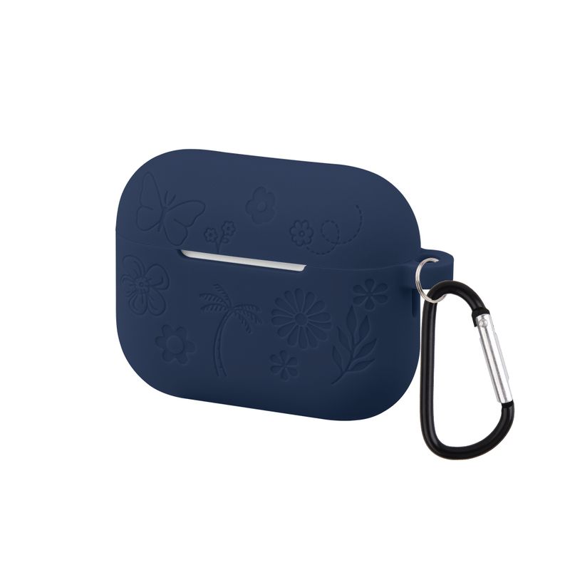 Custodia con motivo a farfalla e fiore 3D per AirPods Pro 3 2025, morbida custodia in silicone con motivo a cartoni animati per AirPods Pro3, custodia con gancio_voghion.com