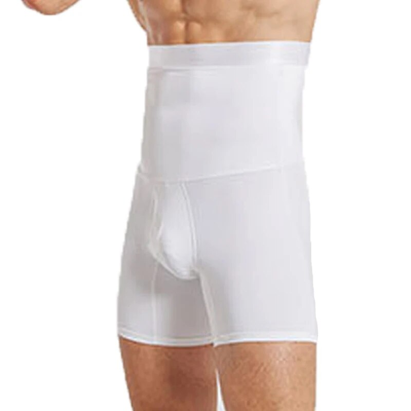 Männer Abnehmen Body Trainer Hohe Taille Steuer Höschen Kompression Unterwäsche Bauch Bauch Shaper Shorts_voghion.com