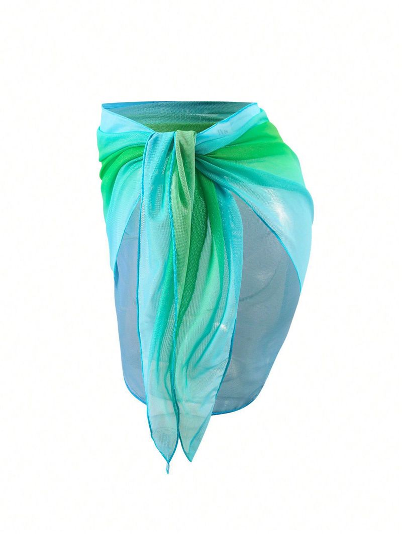 Vêtements pour femmes Nouveaux vacances Loisirs amples Vacances Bikini Tablier de plage Dégradé de couleurs Plusieurs couleurs_voghion.com