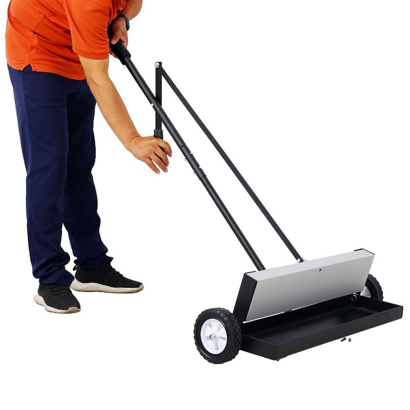 Sweeper Heavy With Magnetic 24'' For Capacity Pound Screws Rolling Duty Needles Release Nails 100 Collection PickUp PushType_voghion.com