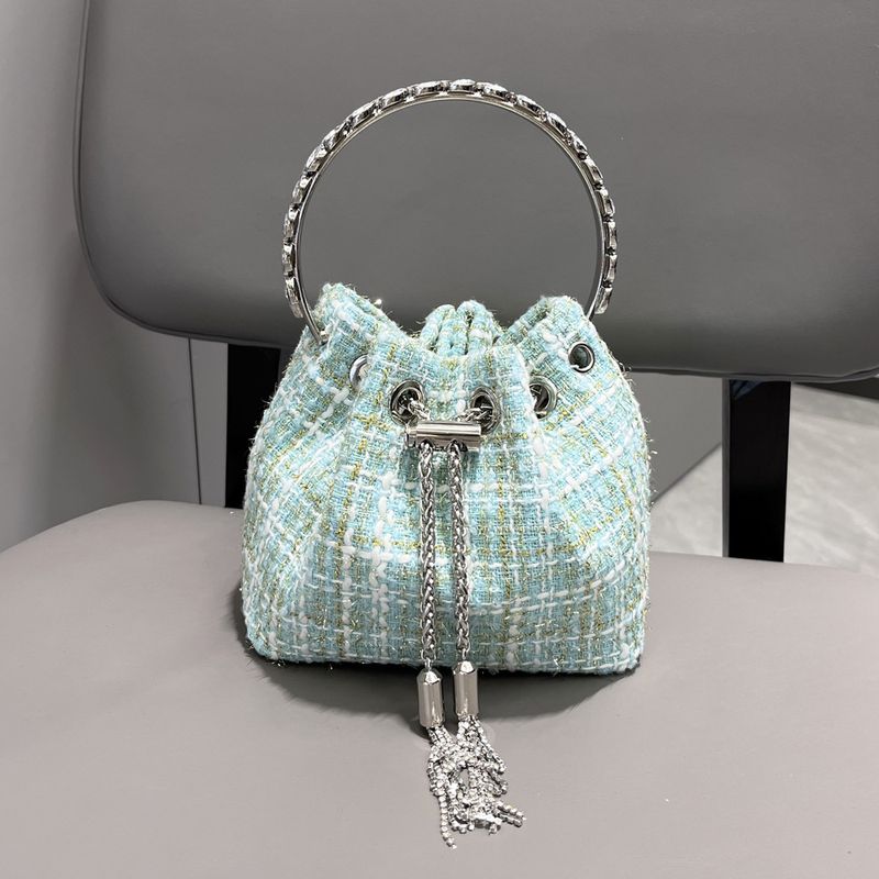 Damentaschen Metallring Handtaschen One Shoulder Kleine Chanel Style Nizi Abendtasche Damentasche_voghion.com