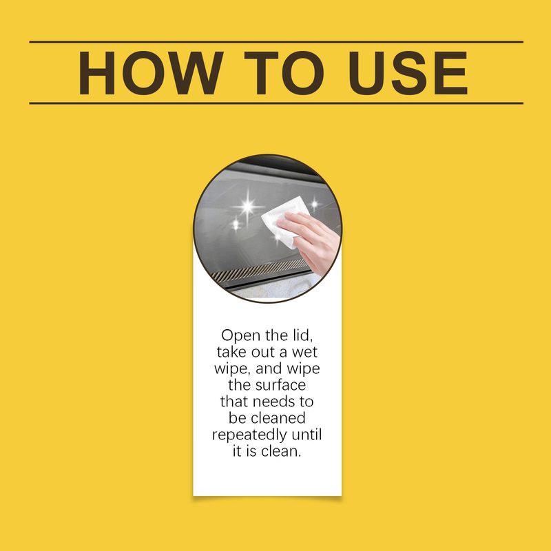 Jakehoe Multi-Surface Cleaning Wipes For Household Kitchen Surfaces Multi-Purpose Household Decontamination Cleaning Wipes_voghion.com