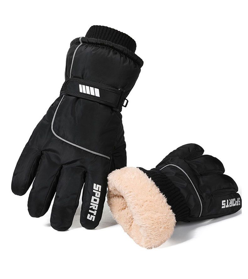 Esquí Invierno Exterior Ciclismo Motocicleta Resistente al viento Impermeable Resistente al frío Para hombre Pantalla táctil Antideslizante Forro polar Para mujer_voghion.com