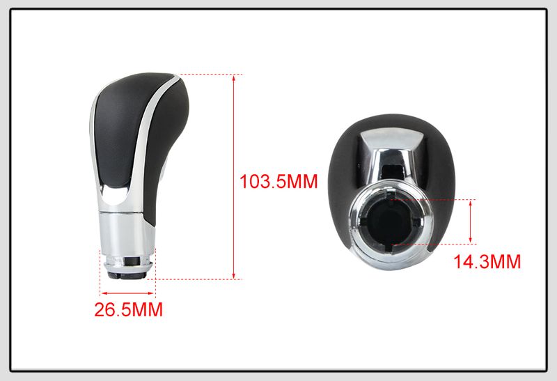 Pomello leva cambio automatico per auto GM/Buick Regal/Insignia/Vauxhall Insignia in pelle PU_voghion.com