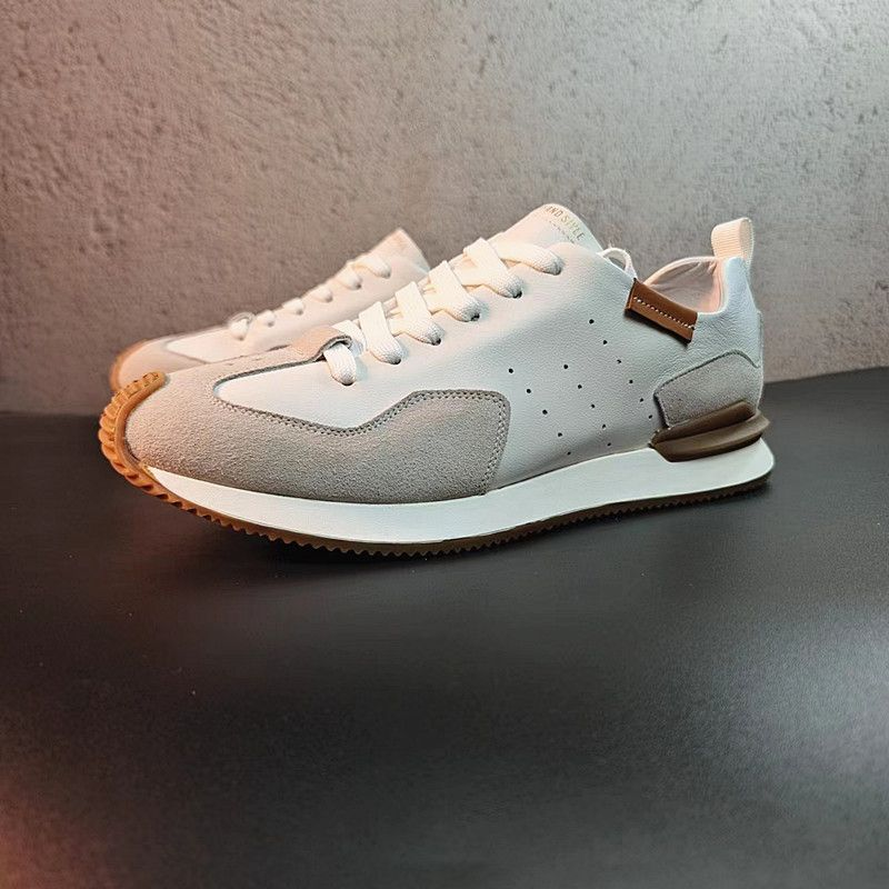 Schuhe 2022 Sommer Neue Leder Hohl Sport Casual Forrest Gump Herren Trendy All-Match Dickbesohlte Daddy_voghion.com
