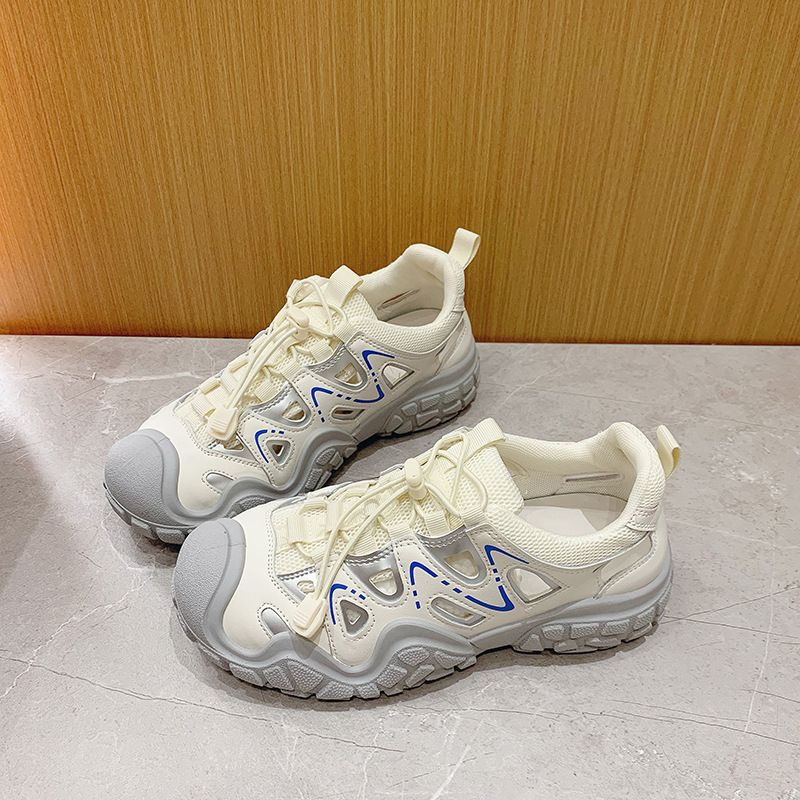 Breathable Outdoor Hiking Shoes For Women, Summer Ugly Cute Clog Sandals With Hollow Design_voghion.com