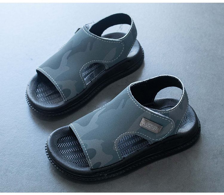 Mutter & Kinder Kinder Sandalen Jungen Sommer 1-5 Jahre alt weiche Unterseite rutschfest 2 kleine Kinder Sport Leder Strand Sandalen 3 Baby Kleinkind Mädchen_voghion.com